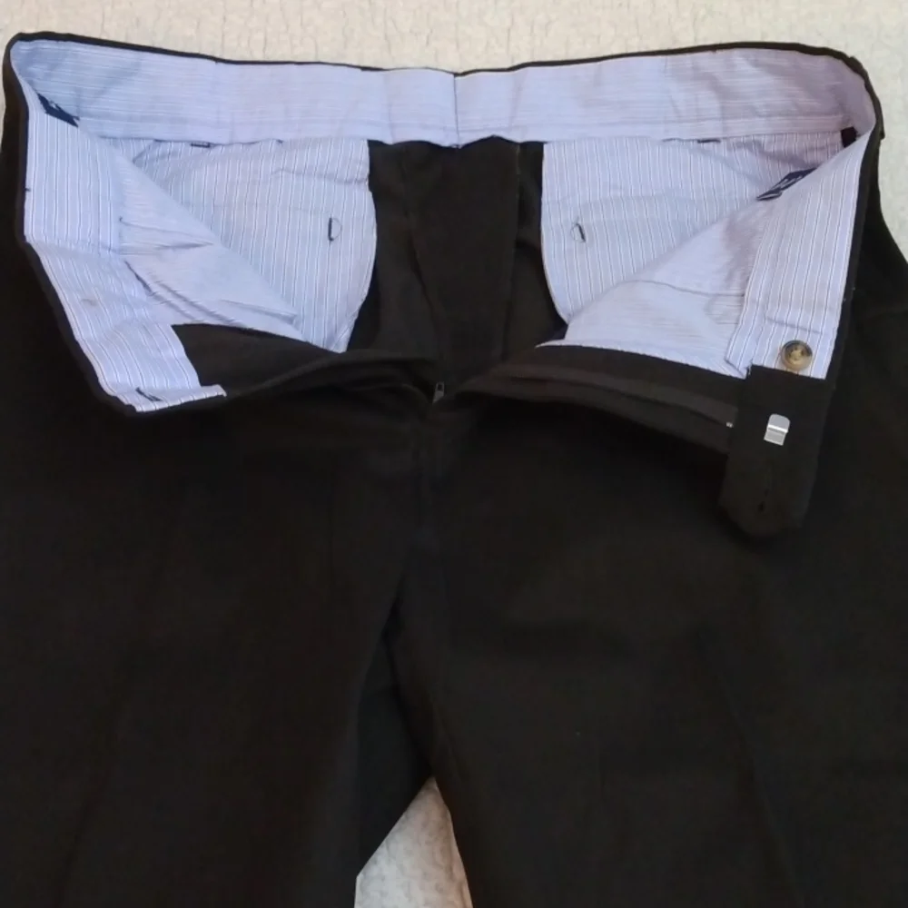 NWT Faconnable Brown Cotton/Wool Pants 36 - 31.5 - Picture 5 of 14